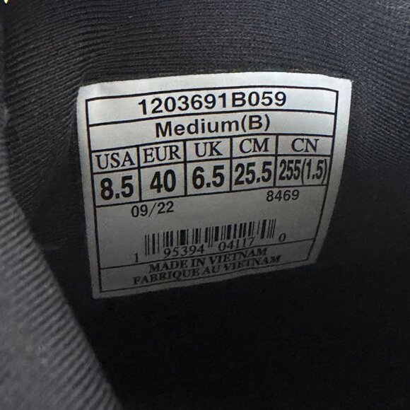 Brooks Glycerin 20 Athletic Running Shoes Womens 8.5 Black White Low Top Lace Up - Picture 5 of 10